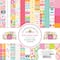 Doodlebug Double-Sided Paper Pad 6" x 6" 24 ct. Cute & Crafty, 12 Designs/2 Each